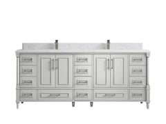 Aberdeen 80 in. W x 22 in. D Double Sink Bathroom Vanity - photo 25