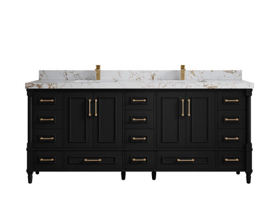 Aberdeen 80 in. W x 22 in. D Double Sink Bathroom Vanity - Willow Bath and Vanity