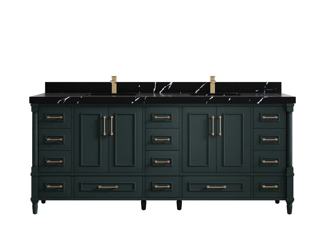 Aberdeen 80 in. W x 22 in. D Double Sink Bathroom Vanity - Willow Bath and Vanity