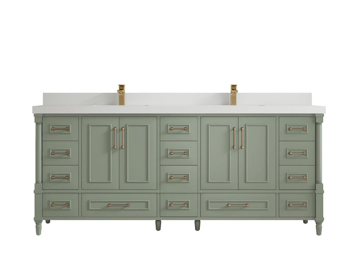 Aberdeen 80 in. W x 22 in. D Double Sink Bathroom Vanity - photo 43