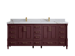 Aberdeen 80 in. W x 22 in. D Double Sink Bathroom Vanity - photo 12