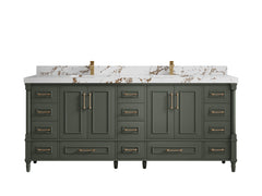Aberdeen 80 in. W x 22 in. D Double Sink Bathroom Vanity - photo 34