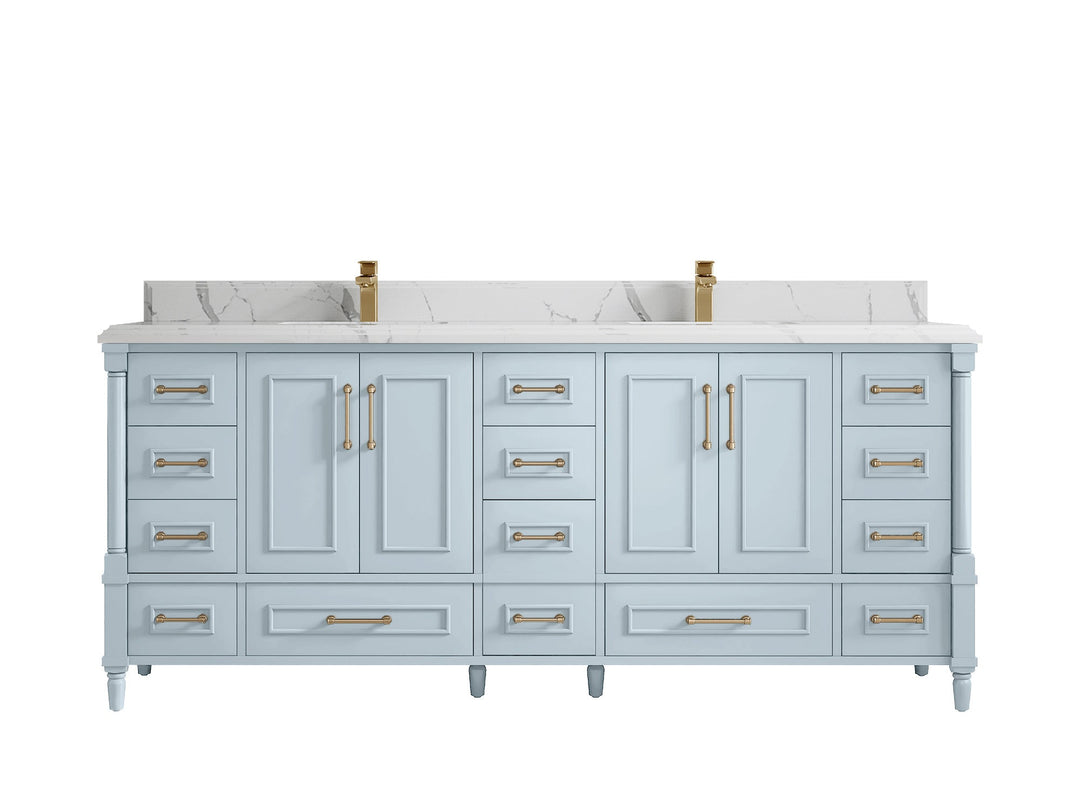 Aberdeen 80 in. W x 22 in. D Double Sink Bathroom Vanity - Willow Bath and Vanity