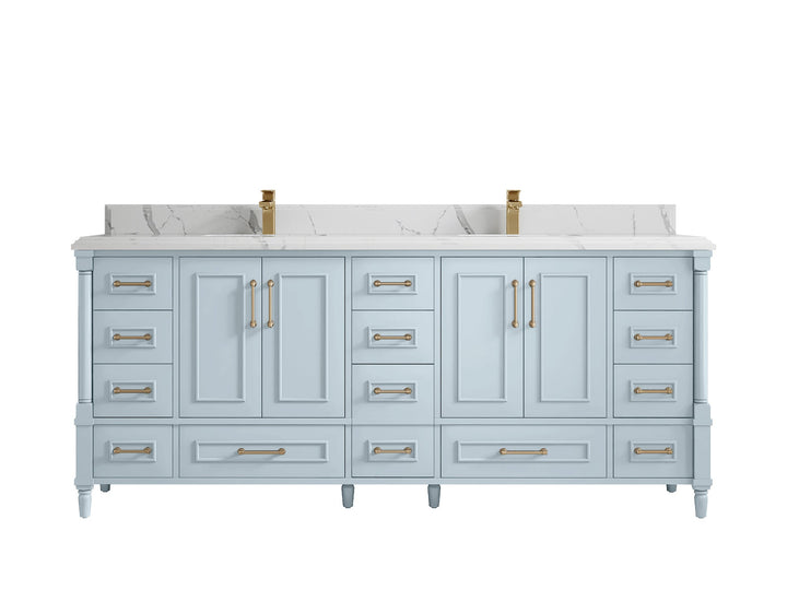 Aberdeen 80 in. W x 22 in. D Double Sink Bathroom Vanity - photo 25
