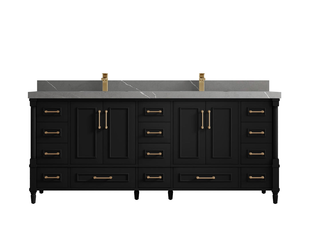 Aberdeen 80 in. W x 22 in. D Double Sink Bathroom Vanity - Willow Bath and Vanity
