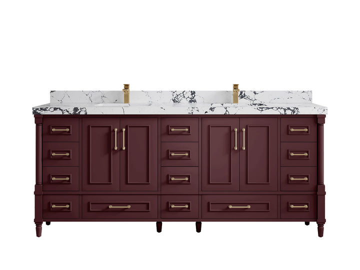 Aberdeen 80 in. W x 22 in. D Double Sink Bathroom Vanity - photo 42