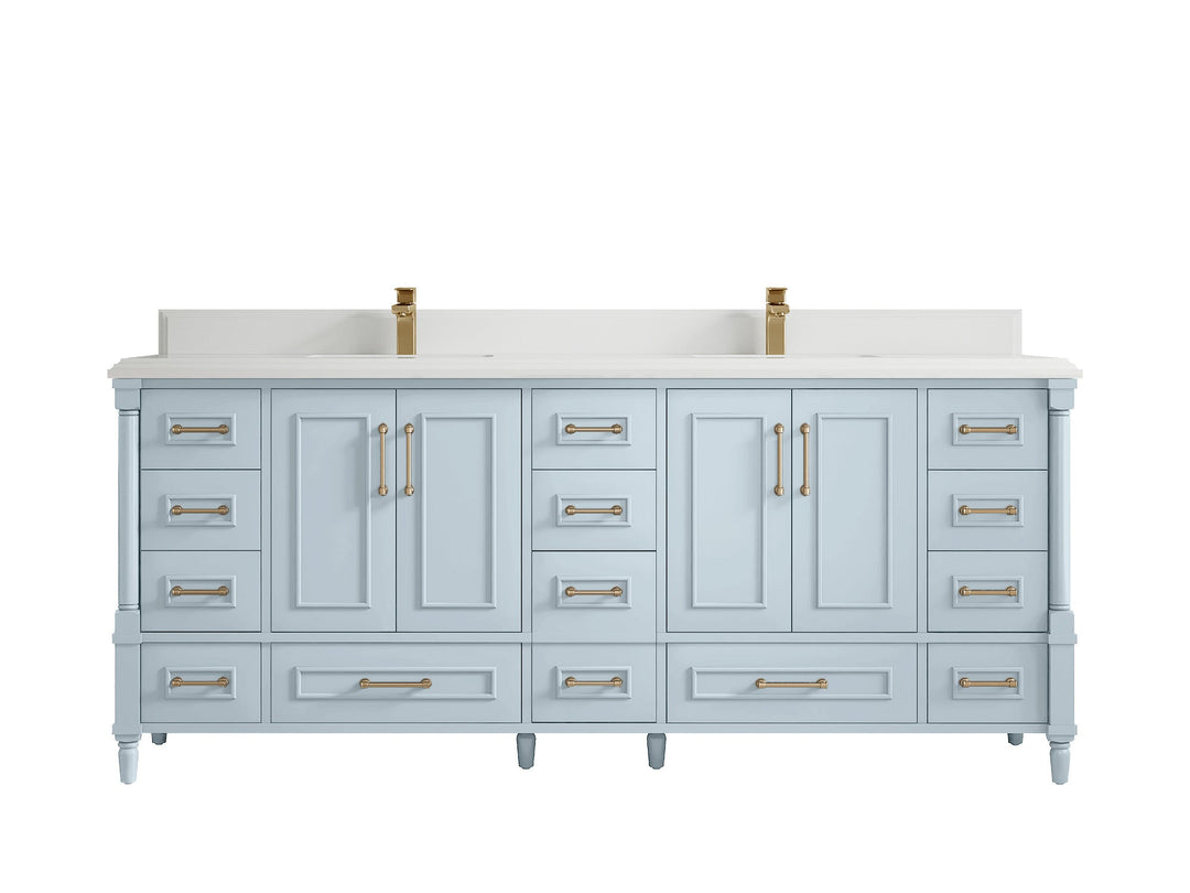 Aberdeen 80 in. W x 22 in. D Double Sink Bathroom Vanity - Willow Bath and Vanity