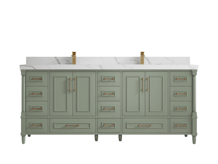 Aberdeen 80 in. W x 22 in. D Double Sink Bathroom Vanity - photo 13