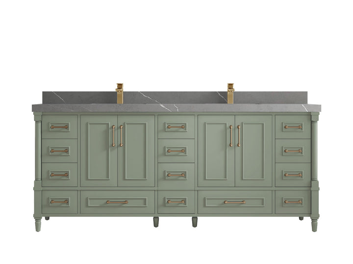 Aberdeen 80 in. W x 22 in. D Double Sink Bathroom Vanity - photo 33