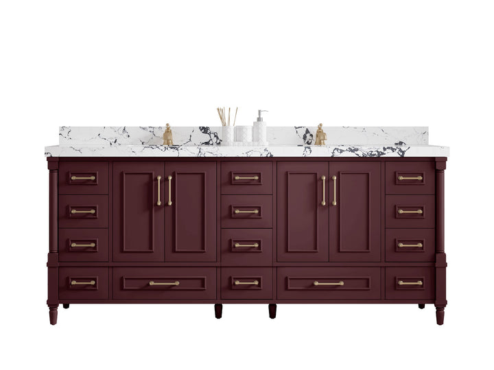 Aberdeen 80 in. W x 22 in. D Double Sink Bathroom Vanity - photo 1