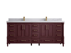 Aberdeen 80 in. W x 22 in. D Double Sink Bathroom Vanity - photo 16