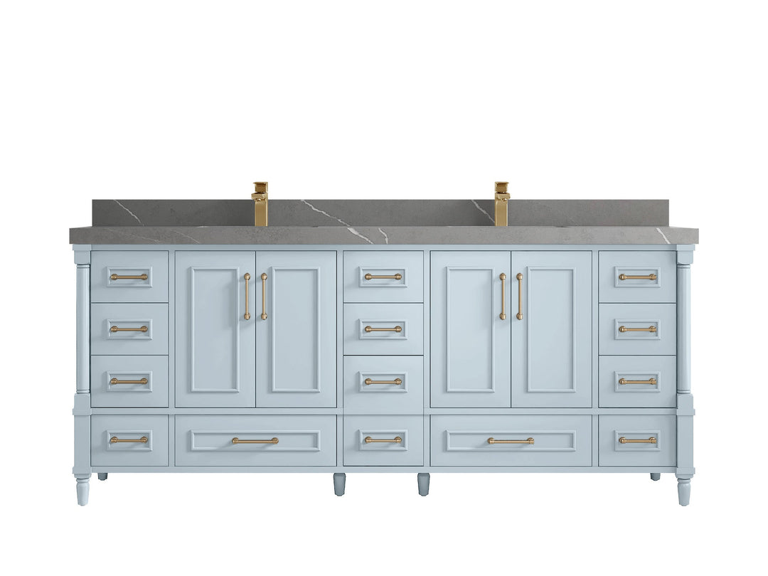 Aberdeen 80 in. W x 22 in. D Double Sink Bathroom Vanity - Willow Bath and Vanity