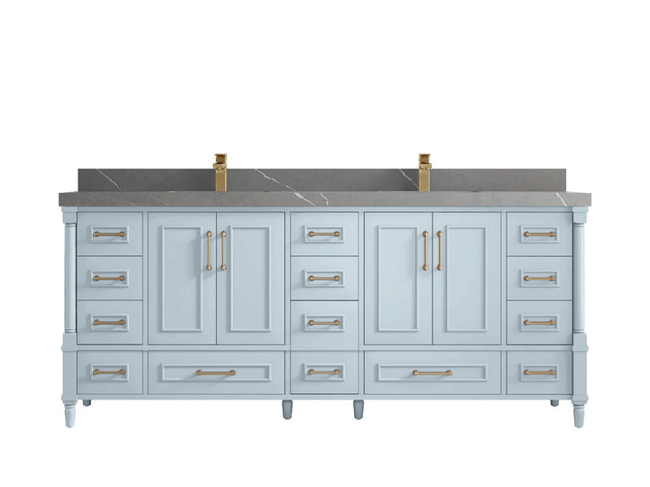 Aberdeen 80 in. W x 22 in. D Double Sink Bathroom Vanity - photo 33