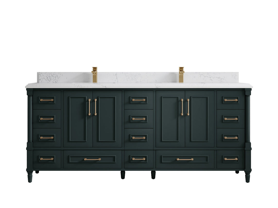 Aberdeen 80 in. W x 22 in. D Double Sink Bathroom Vanity - Willow Bath and Vanity