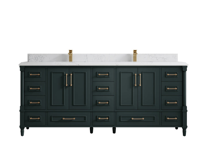 Aberdeen 80 in. W x 22 in. D Double Sink Bathroom Vanity - photo 25