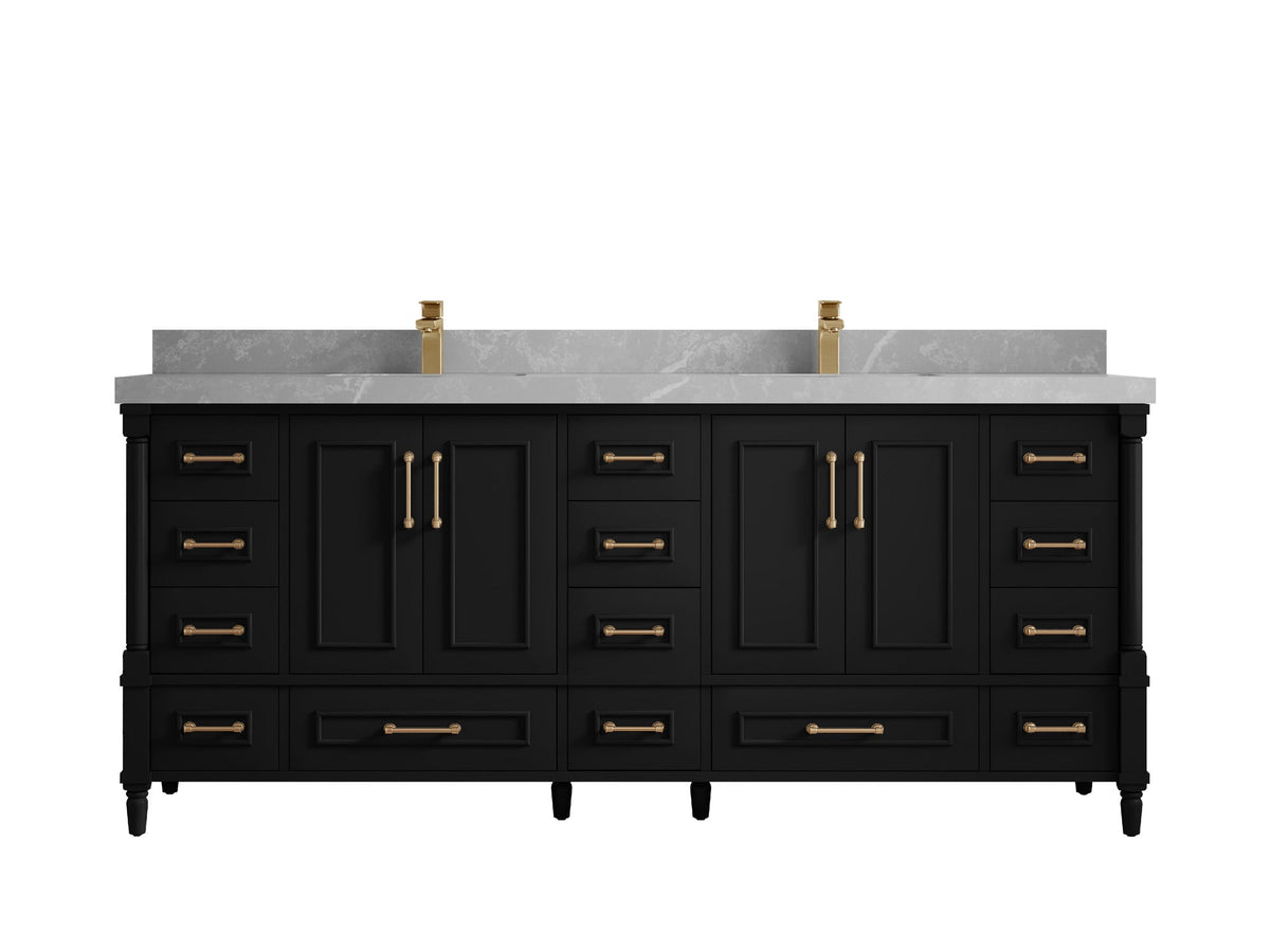 Aberdeen 80 in. W x 22 in. D Double Sink Bathroom Vanity - Willow Bath and Vanity