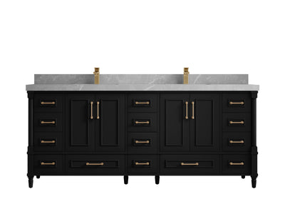 Aberdeen 80 in. W x 22 in. D Double Sink Bathroom Vanity - Willow Bath and Vanity