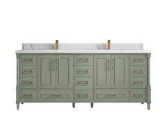Aberdeen 80 in. W x 22 in. D Double Sink Bathroom Vanity - photo 23