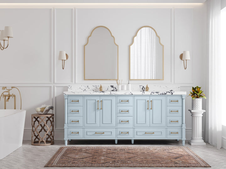Aberdeen 80 in. W x 22 in. D Double Sink Bathroom Vanity - photo 4