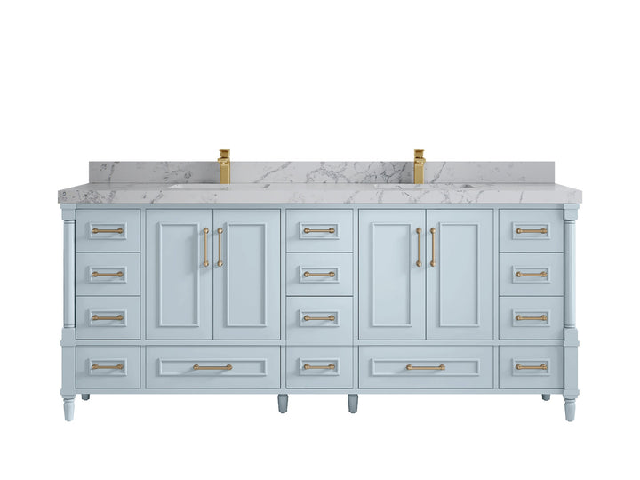 Aberdeen 80 in. W x 22 in. D Double Sink Bathroom Vanity - photo 43