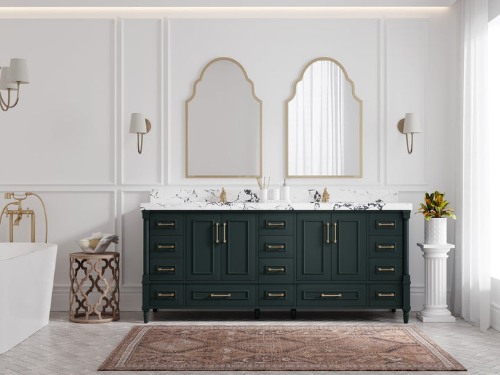 Aberdeen 80 in. W x 22 in. D Double Sink Bathroom Vanity - photo 4