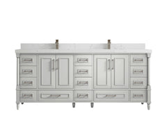 Aberdeen 80 in. W x 22 in. D Double Sink Bathroom Vanity - photo 29