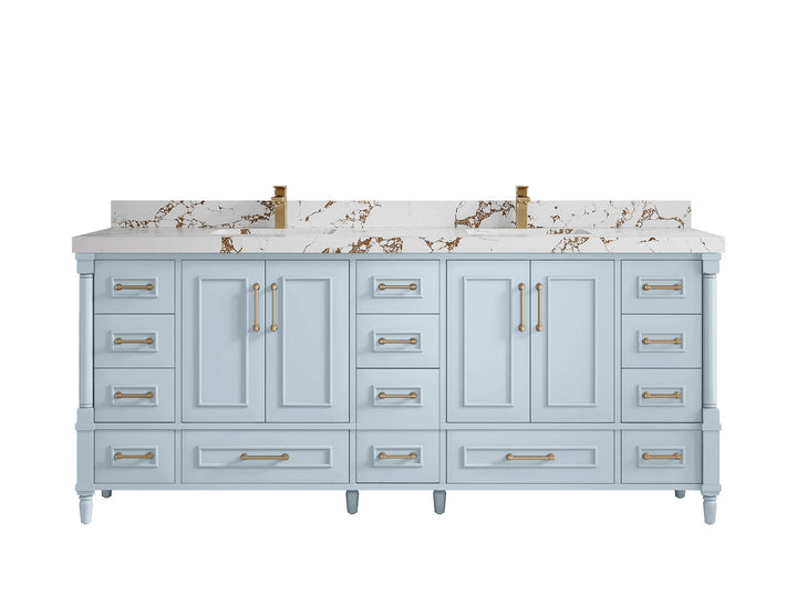 Aberdeen 80 in. W x 22 in. D Double Sink Bathroom Vanity - photo 37