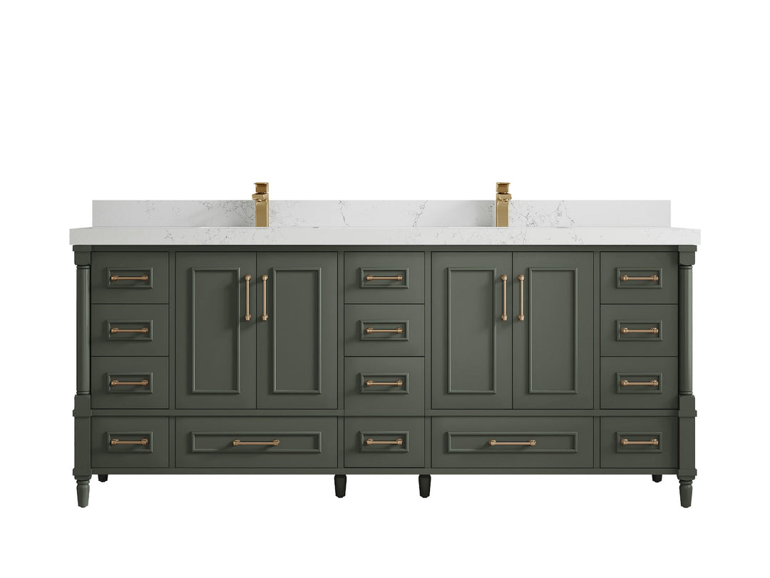 Aberdeen 80 in. W x 22 in. D Double Sink Bathroom Vanity - Willow Bath and Vanity