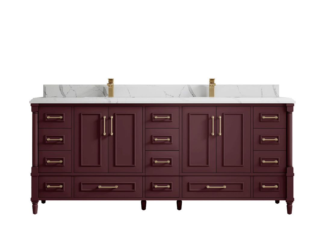 Aberdeen 80 in. W x 22 in. D Double Sink Bathroom Vanity - Willow Bath and Vanity