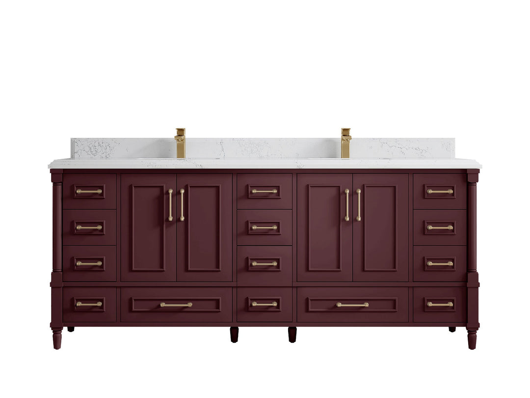 Aberdeen 80 in. W x 22 in. D Double Sink Bathroom Vanity - Willow Bath and Vanity