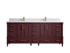 Aberdeen 80 in. W x 22 in. D Double Sink Bathroom Vanity - photo 28