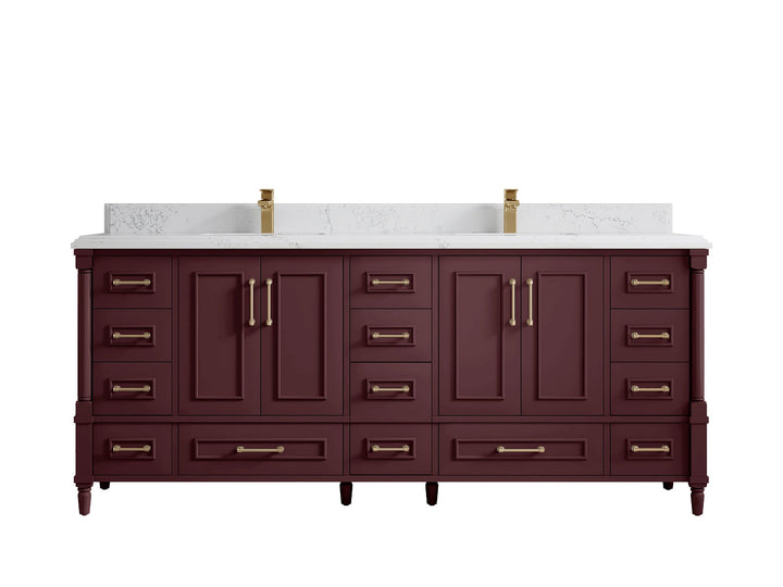 Aberdeen 80 in. W x 22 in. D Double Sink Bathroom Vanity - photo 28
