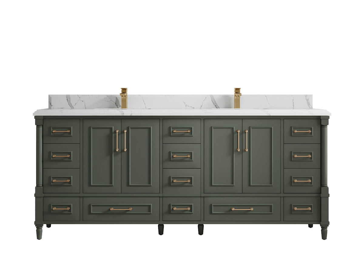 Aberdeen 80 in. W x 22 in. D Double Sink Bathroom Vanity - Willow Bath and Vanity