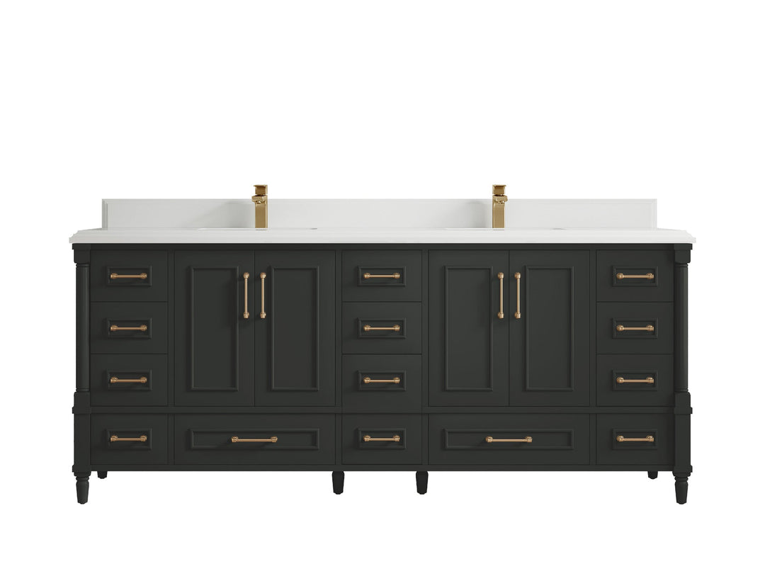 Aberdeen 80 in. W x 22 in. D Double Sink Bathroom Vanity - Willow Bath and Vanity
