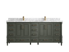 Aberdeen 80 in. W x 22 in. D Double Sink Bathroom Vanity - photo 8
