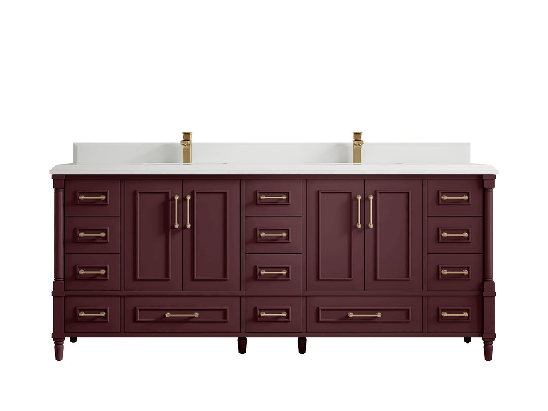 Aberdeen 80 in. W x 22 in. D Double Sink Bathroom Vanity - Willow Bath and Vanity