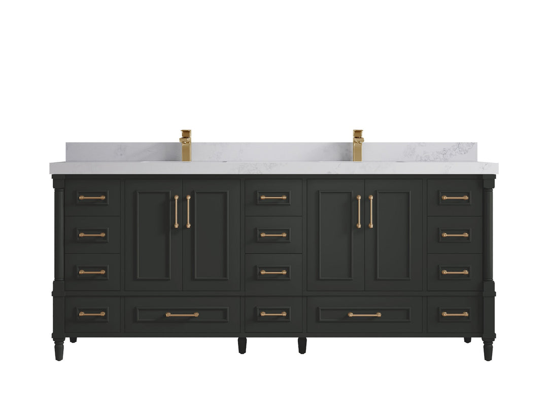 Aberdeen 80 in. W x 22 in. D Double Sink Bathroom Vanity - Willow Bath and Vanity