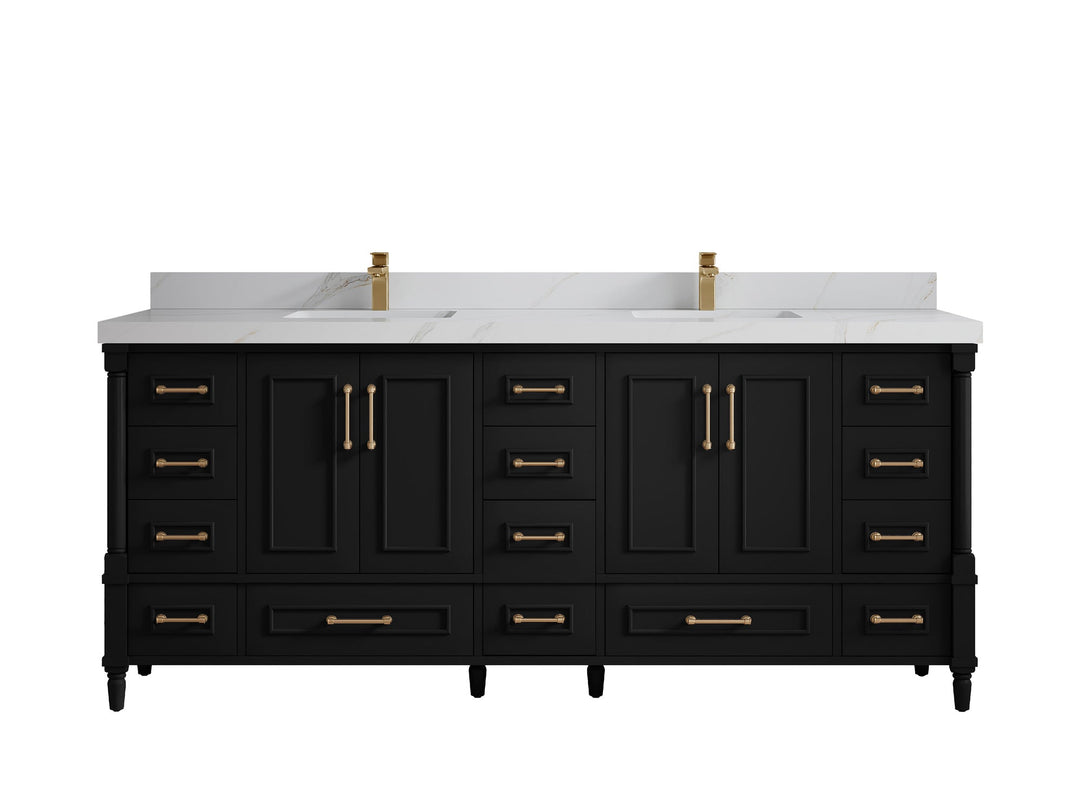 Aberdeen 80 in. W x 22 in. D Double Sink Bathroom Vanity - Willow Bath and Vanity