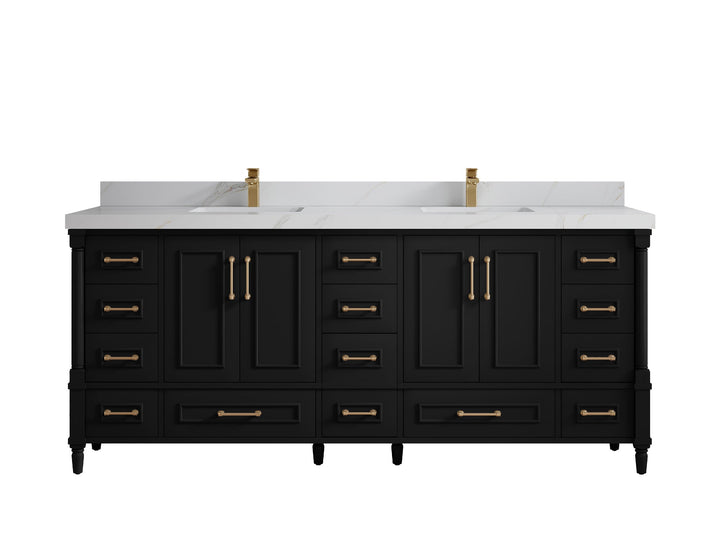 Aberdeen 80 in. W x 22 in. D Double Sink Bathroom Vanity - photo 16