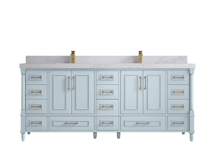 Aberdeen 80 in. W x 22 in. D Double Sink Bathroom Vanity - photo 15