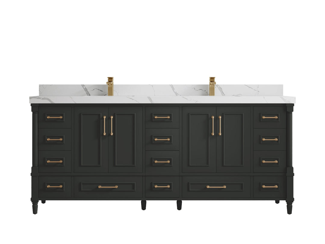 Aberdeen 80 in. W x 22 in. D Double Sink Bathroom Vanity - Willow Bath and Vanity