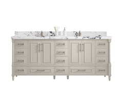 Aberdeen 80 in. W x 22 in. D Double Sink Bathroom Vanity - photo 1