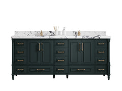Aberdeen 80 in. W x 22 in. D Double Sink Bathroom Vanity - photo 1