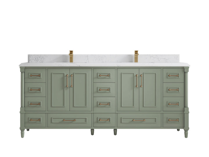 Aberdeen 80 in. W x 22 in. D Double Sink Bathroom Vanity - photo 25