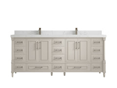 Aberdeen 80 in. W x 22 in. D Double Sink Bathroom Vanity - photo 23