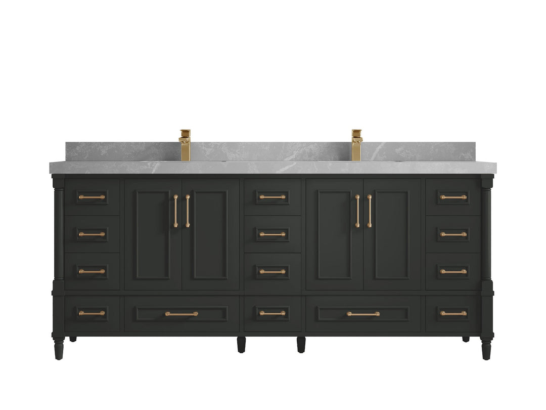 Aberdeen 80 in. W x 22 in. D Double Sink Bathroom Vanity - Willow Bath and Vanity