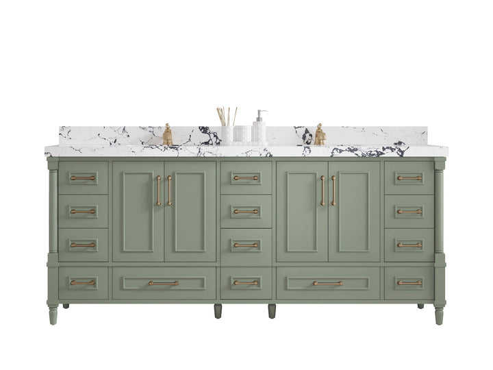 Aberdeen 80 in. W x 22 in. D Double Sink Bathroom Vanity - photo 1