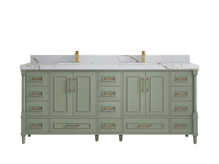 Aberdeen 80 in. W x 22 in. D Double Sink Bathroom Vanity - photo 11