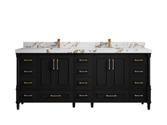 Aberdeen 80 in. W x 22 in. D Double Sink Bathroom Vanity - photo 36