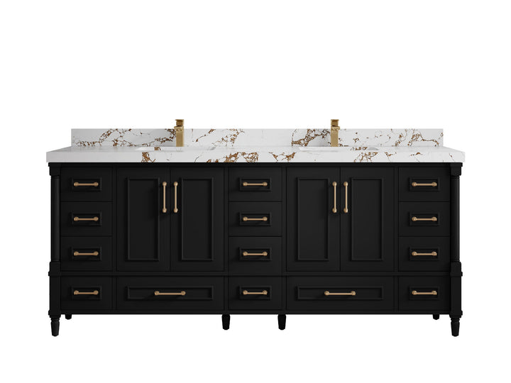 Aberdeen 80 in. W x 22 in. D Double Sink Bathroom Vanity - photo 36